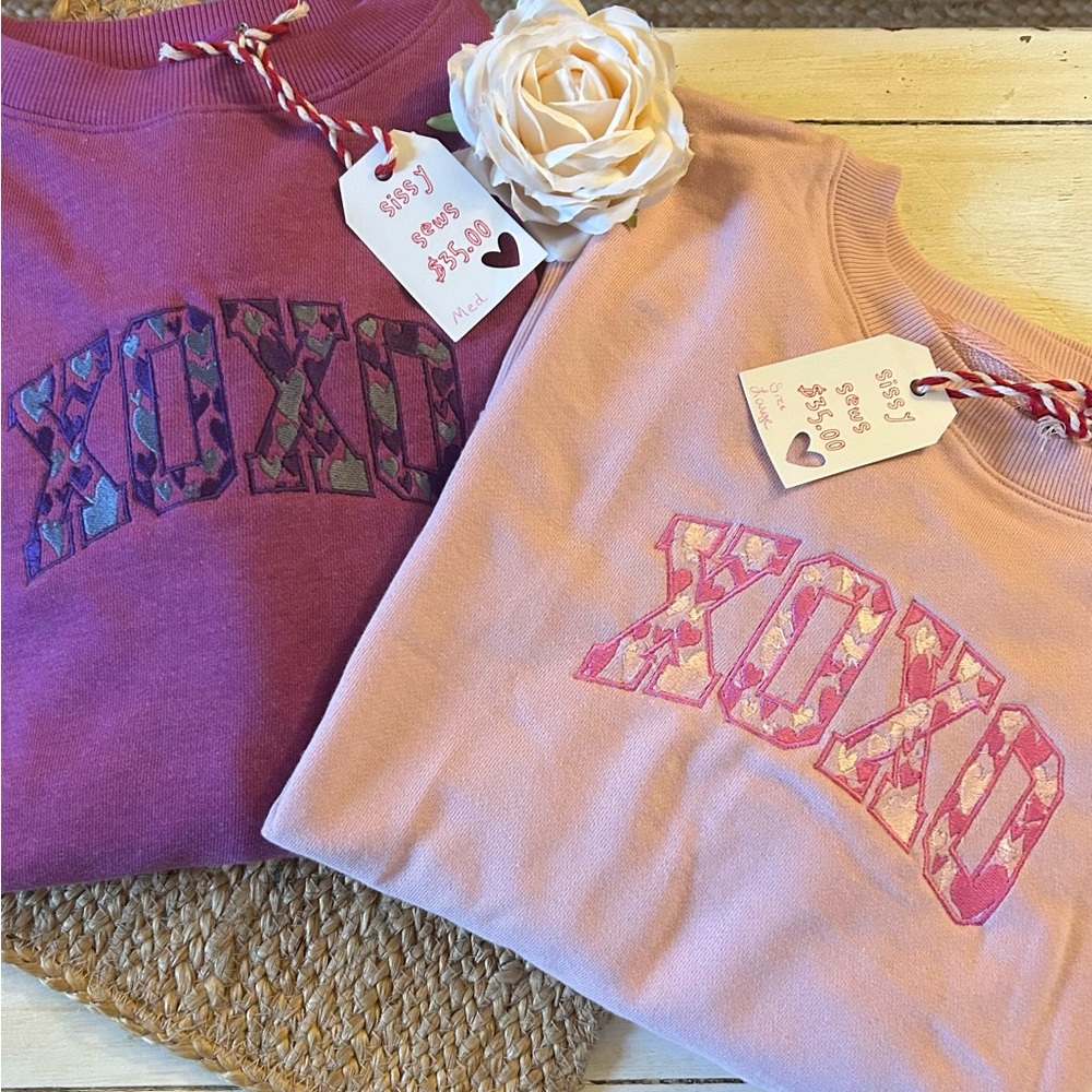 Valentine XOXO sweatshirts